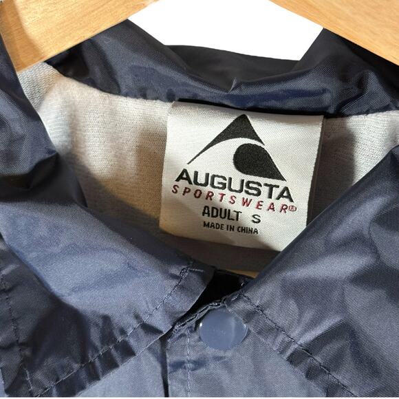 Augusta Sportswear Adult Unisex Small NWT Navy Blue Snap Front Flight Jacket - Picture 3 of 10